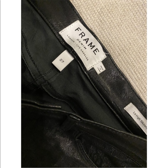 FRAME LEATHER SKINNY - Picture 3 of 4